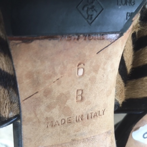 Kate Spade Zebra Calf Hair Low Heels Slingback Pumps Italy - Picture 10 of 10